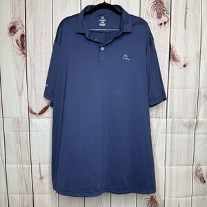 Rhoback Men’s Short Sleeve Performance Golf Polo Shirt